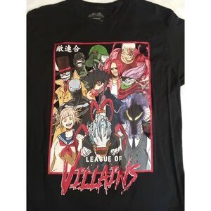 My Hero Academia League of Villains T-Shirt Large anime fantasy